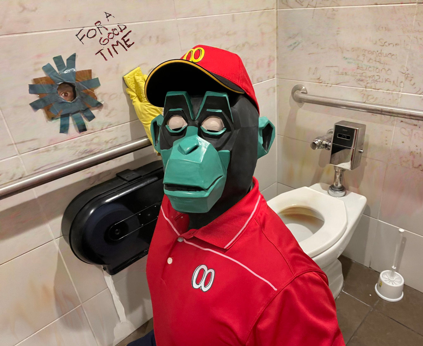 Primates NFT Latex Mask