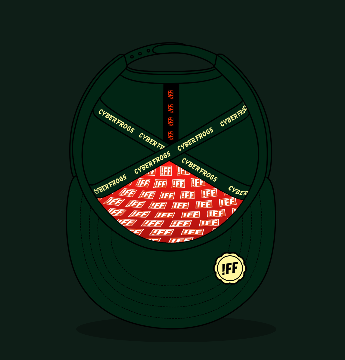 Cyber Frogs Hat
