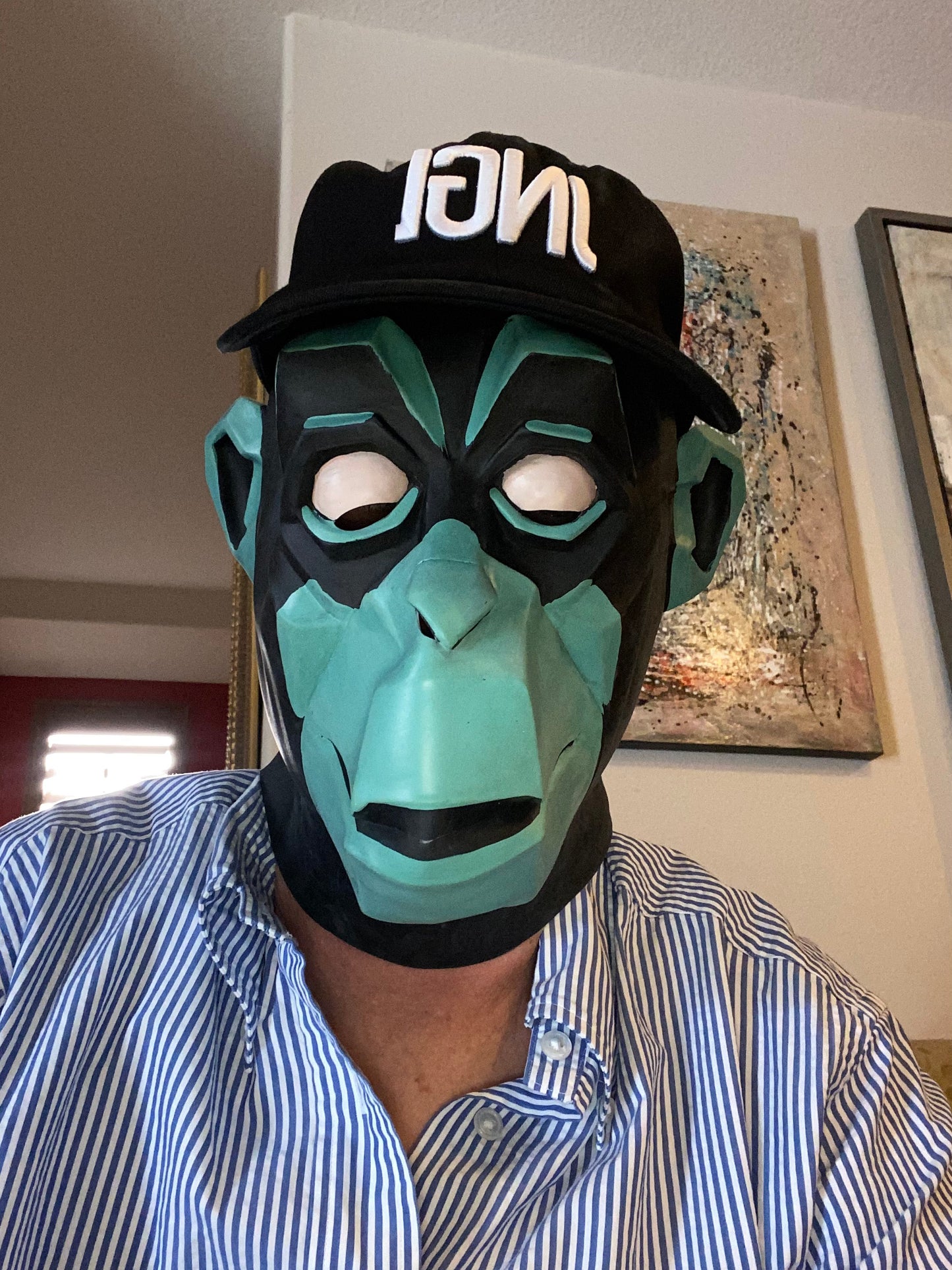 Primates NFT Latex Mask