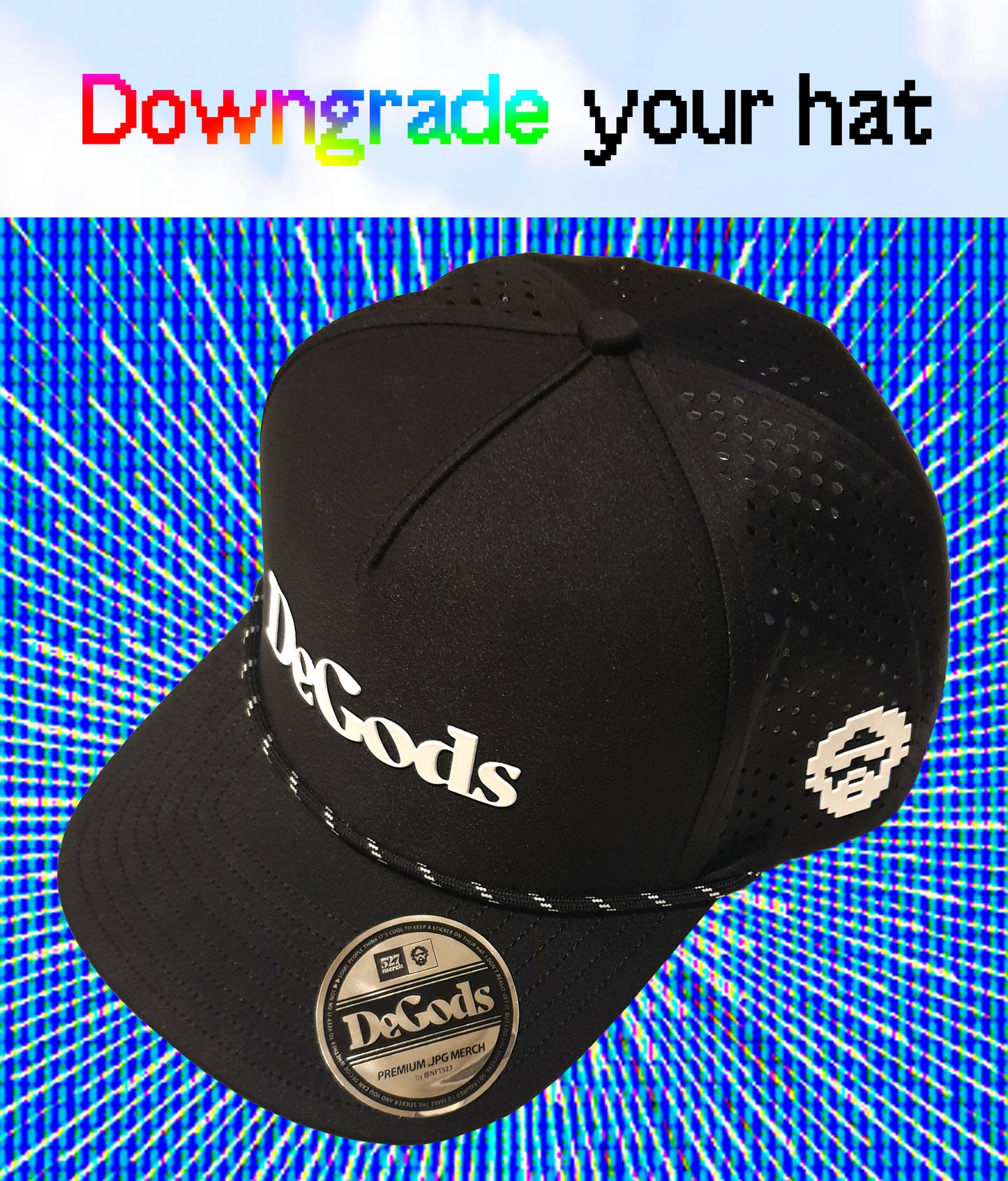 DeGods S3 Black Premium Trucker Hat