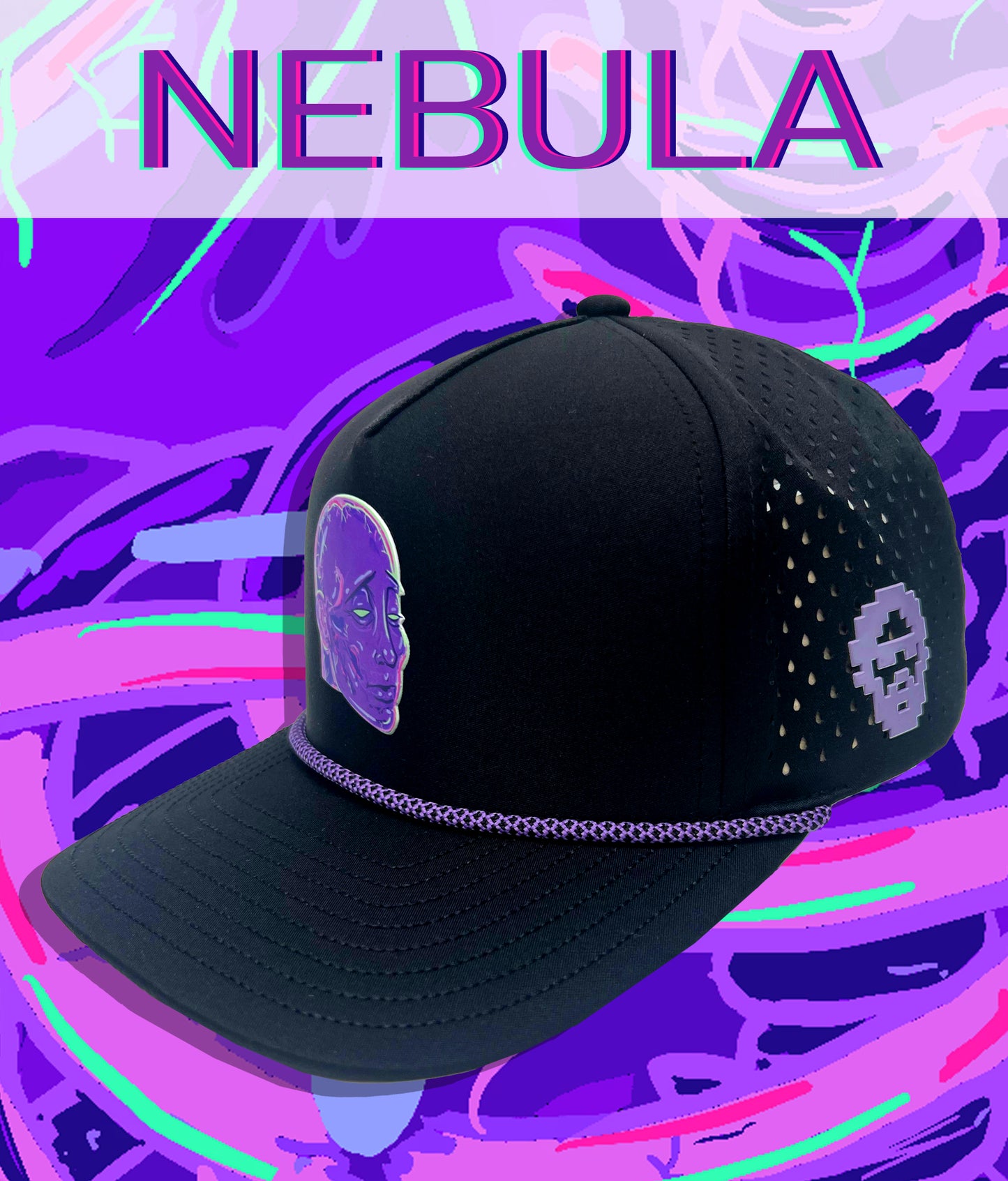 DeGods NEBULA Premium Black Trucker Hat - Special Edition