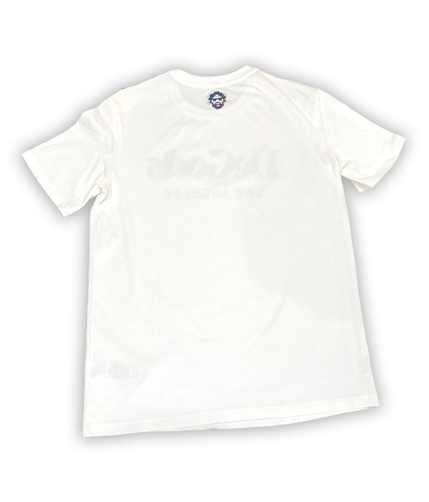 White DeGods T-Shirt with Black/Reflective Logo